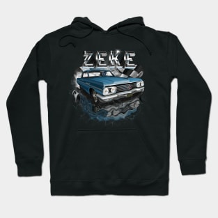 Zeke driving the LeSabre Hoodie